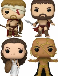 300 - This is Sparta Warner Bros. 100th Pop! Vinyl Bundle (Set of 4)