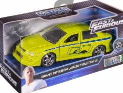 2 Fast 2 Furious - Brian’s 2002 Mitsubishi Lancer Evolution VII 1/32 Scale Metals Die-Cast Vehicle Replica