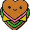 100% Soft - Burger Luv Enamel Pin