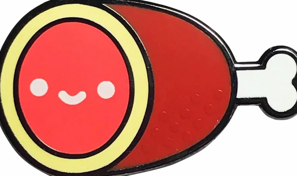 100% Soft - Lil’ Hambone Enamel Pin