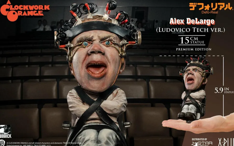 A Clockwork Orange - Alex DeLarge Ludovico Technique Defo-Real 6” Vinyl Statue