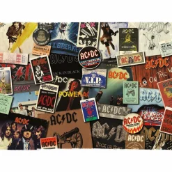 AC/DC - Albums 1000 Piece Jigsaw Puzzle