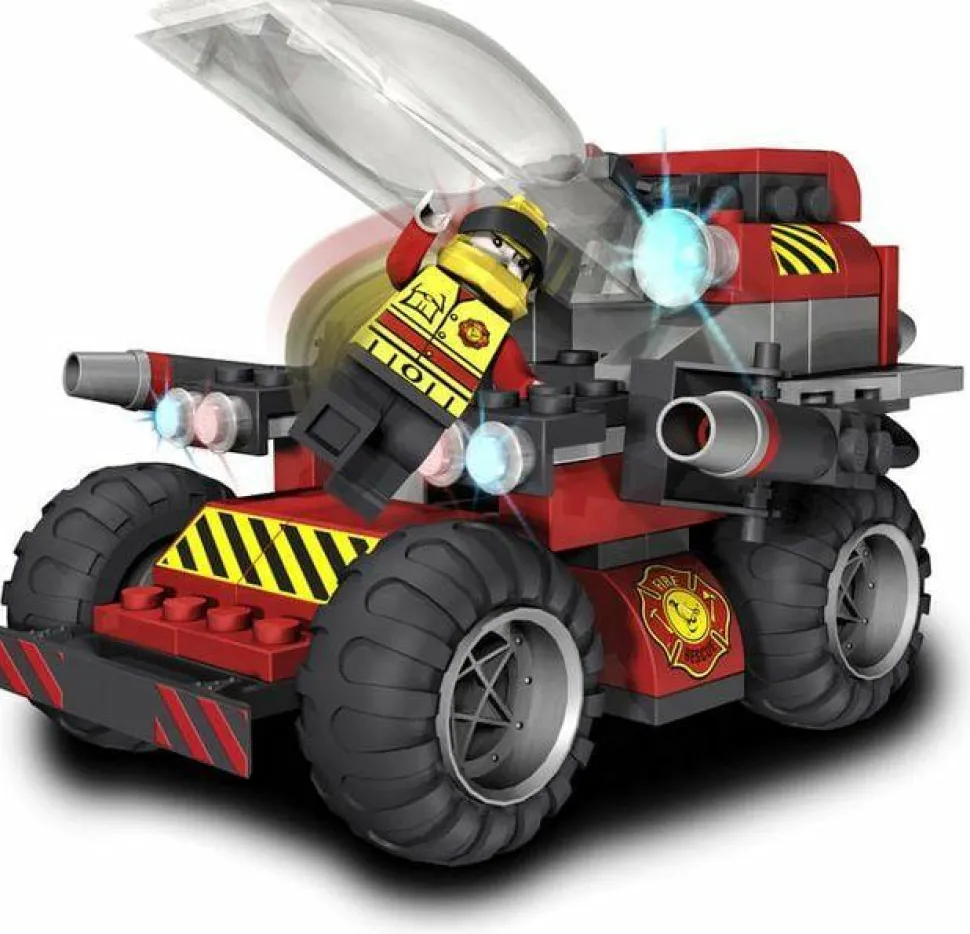 Action Town - 115 Piece Rescue Vehicle