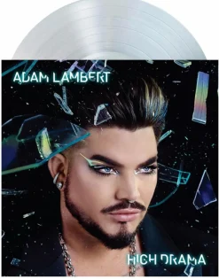 Adam Lambert - High Drama LP Vinyl Record (Clear Vinyl)