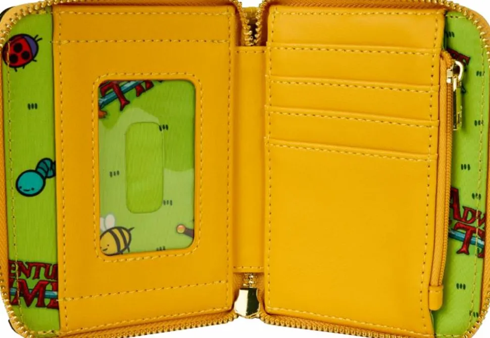 Adventure Time - Jake Cosplay 4" Faux Leather Zip-Around Wallet