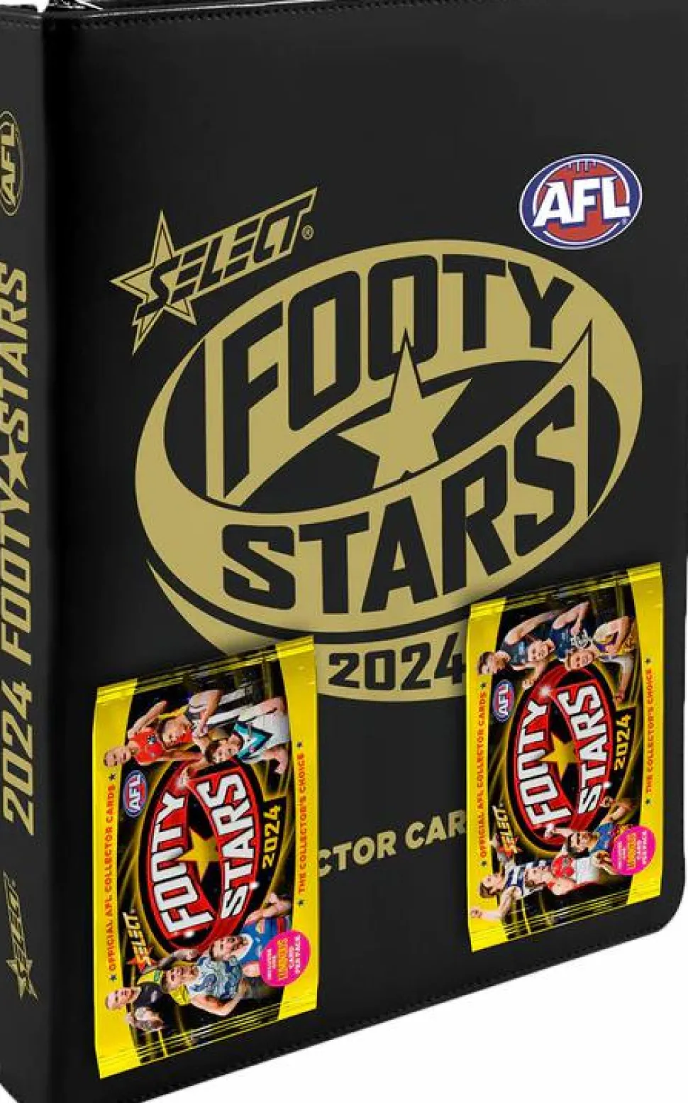 AFL Football - 2024 Select Footy Stars Vinyl Collector Card Album Portfolio