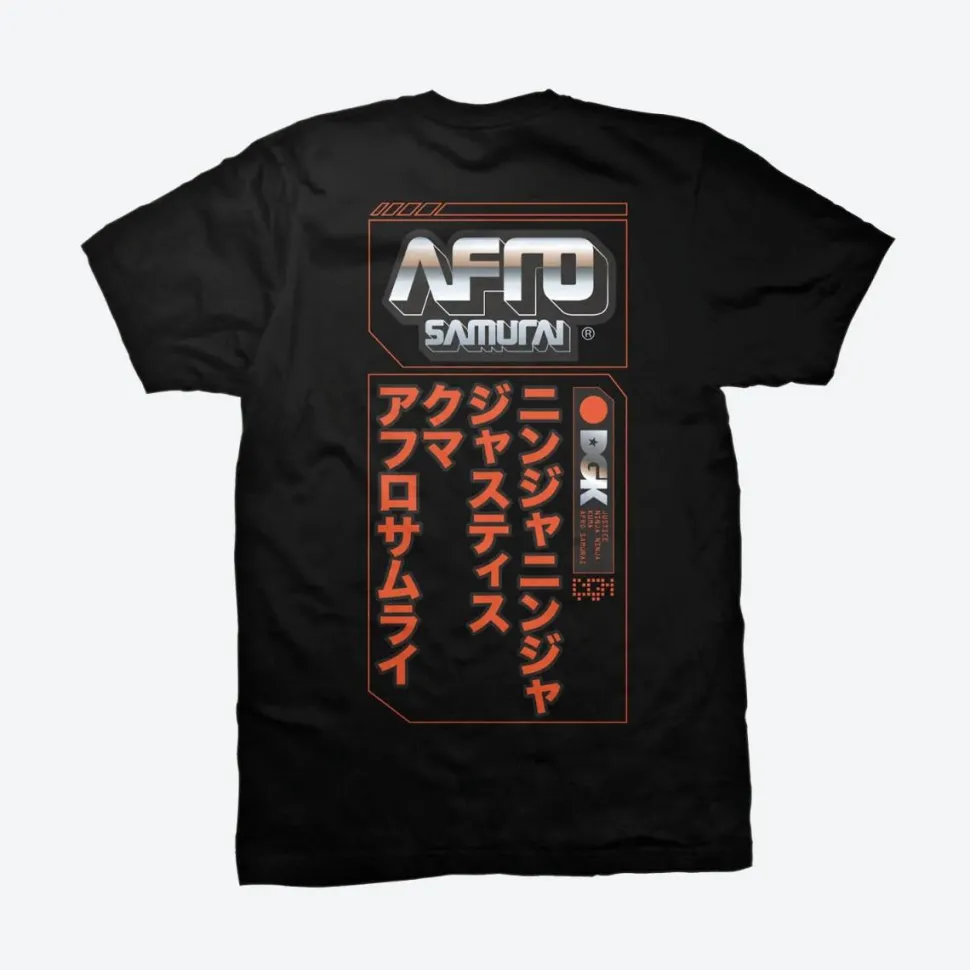 Afro Samurai - Afro Samurai x DGK Collage Black T-Shirt