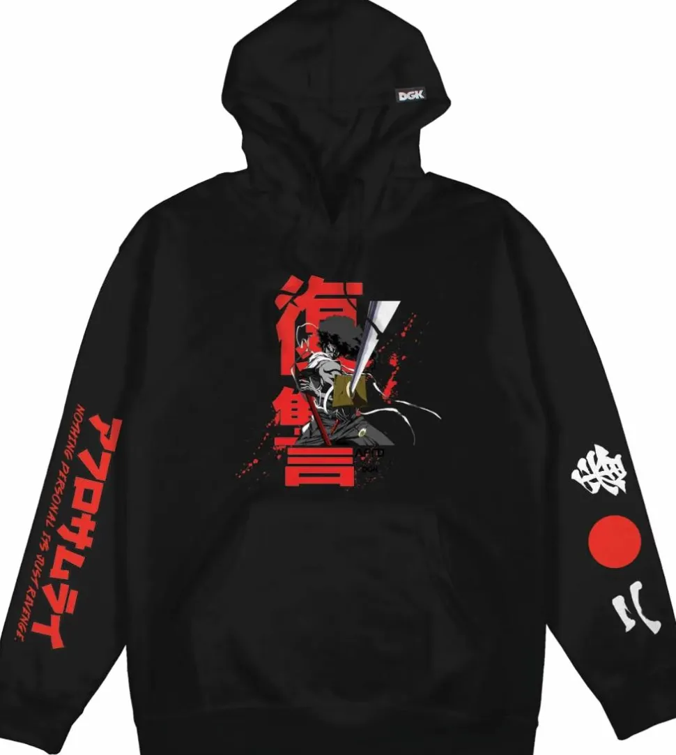 Afro Samurai - Afro Samurai x DGK The Blade Black Sweatshirt Hoodie