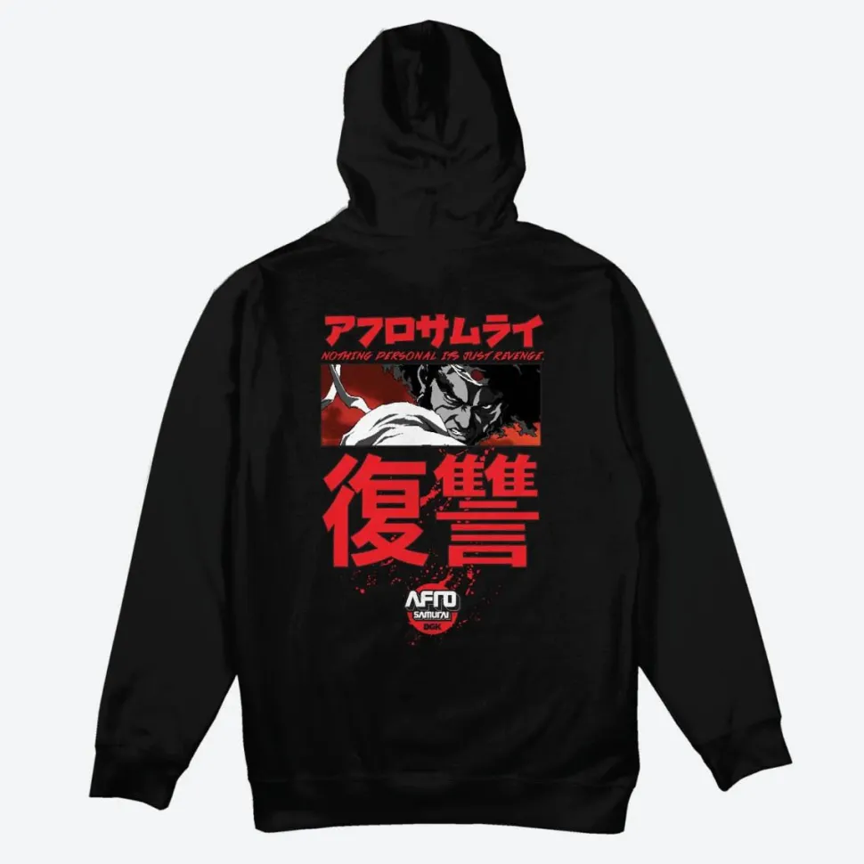 Afro Samurai - Afro Samurai x DGK The Blade Black Sweatshirt Hoodie