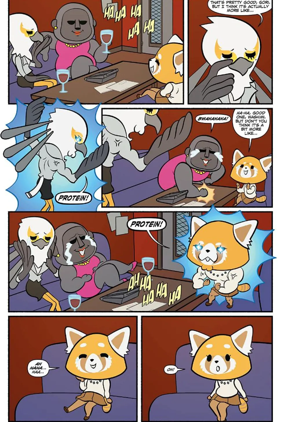 Aggretsuko - Meet Her Friends Hardcover Book