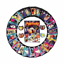 Aggretsuko - Work / Rage Balance Card Game