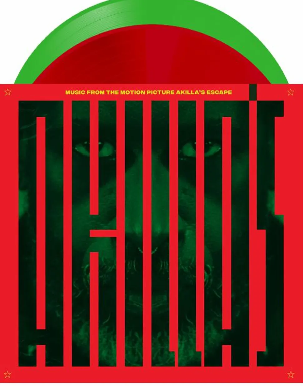 Akilla's Escape - Music from the Motion PIcture 2xLP Vinyl Record (2023 Record Store Day Exclusive Red / Green Coloured Vinyl)