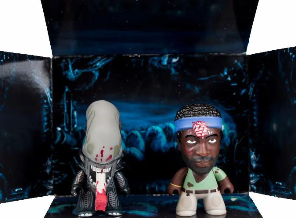 Alien - Brain Splatter Parker and Bloodied Xenomorph Titans 3” Vinyl Figure 2 Pack