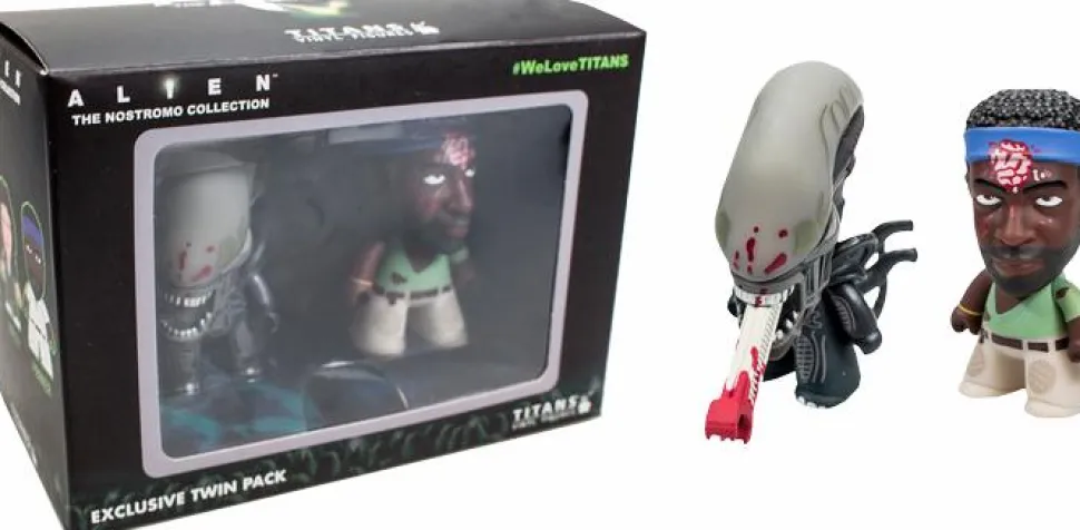 Alien - Brain Splatter Parker and Bloodied Xenomorph Titans 3” Vinyl Figure 2 Pack