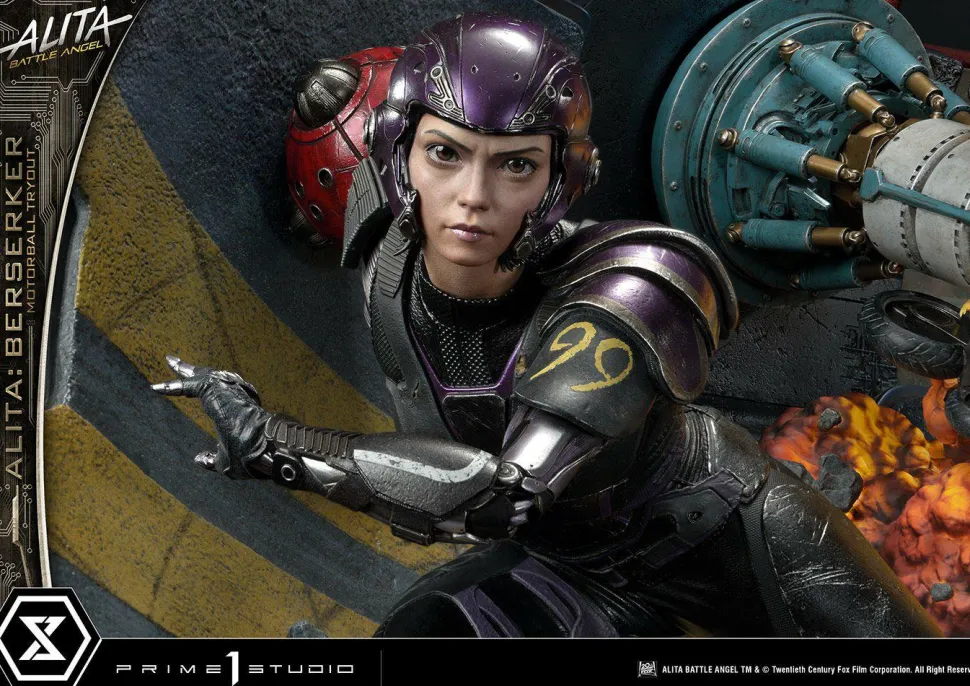 Alita: Battle Angel - Alita Berserker Motorball Tryout 1/4 Scale Diorama Statue