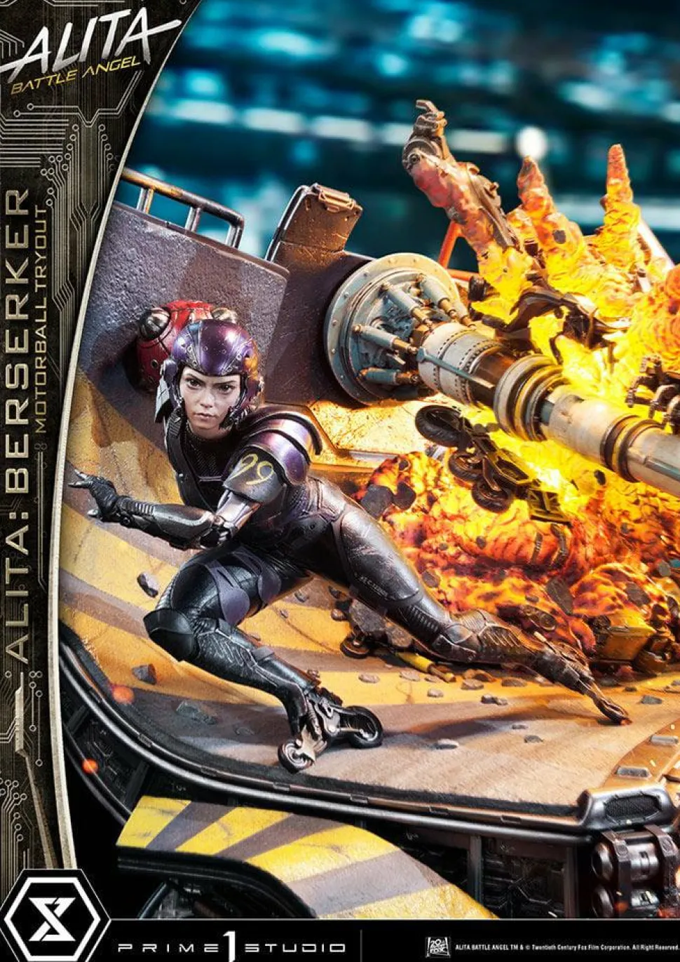 Alita: Battle Angel - Alita Berserker Motorball Tryout 1/4 Scale Diorama Statue