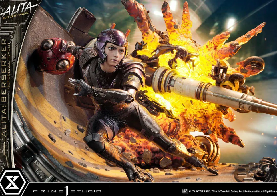 Alita: Battle Angel - Alita Berserker Motorball Tryout 1/4 Scale Diorama Statue