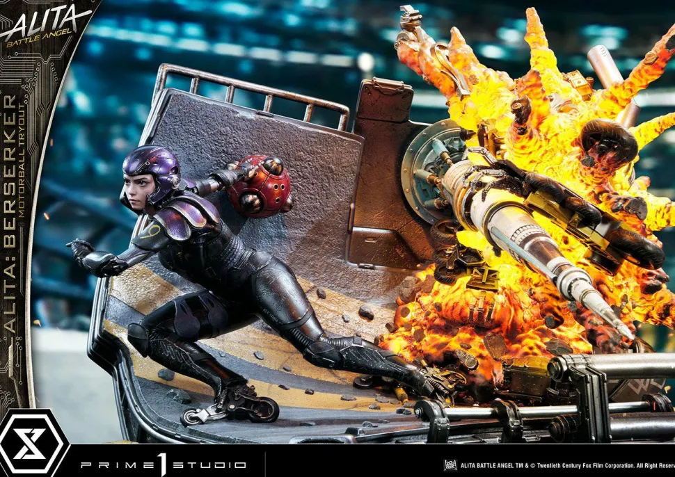 Alita: Battle Angel - Alita Berserker Motorball Tryout 1/4 Scale Diorama Statue