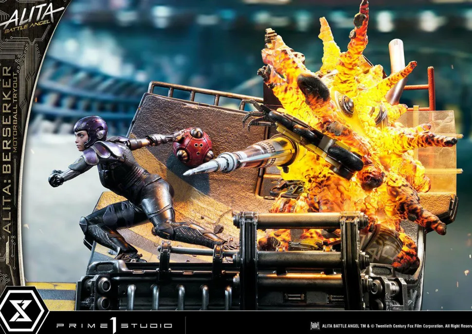 Alita: Battle Angel - Alita Berserker Motorball Tryout 1/4 Scale Diorama Statue