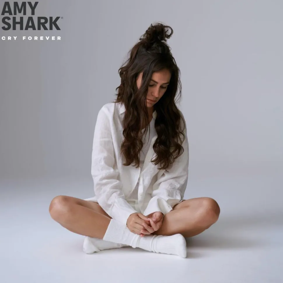 Amy Shark - Cry Forever LP Vinyl Record (Indie Exclusive SIlver Marbled Coloured Vinyl)