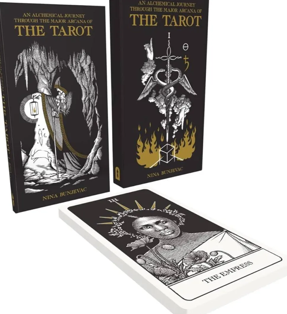 An Alchemical Journey Through the Major Arcana of the Tarot by Nina Bunjevac Tarot Deck and Guidebook