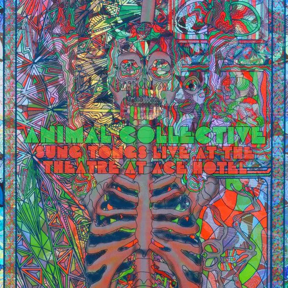 Animal Collective - Sung Tongs Live at the Theatre at Ace Hotel 2xLP Vinyl Record (Light Green & Neon Orange Coloured Vinyl)
