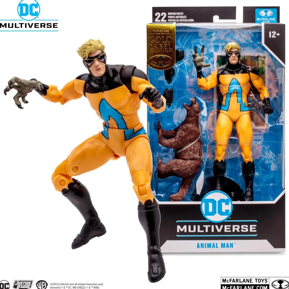 Animal Man - Animal Man (The Human Zoo) DC Multiverse Gold Label 7" Scale Action Figure