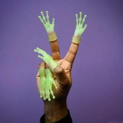 Archie McPhee - Alien Hand Glow-in-the-Dark Finger Puppet (Single Unit)