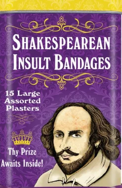 Archie McPhee - Shakespearean Insult Bandages 15-Pack
