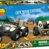 Army - 100 Piece ATV with Cannon Military Vehicle