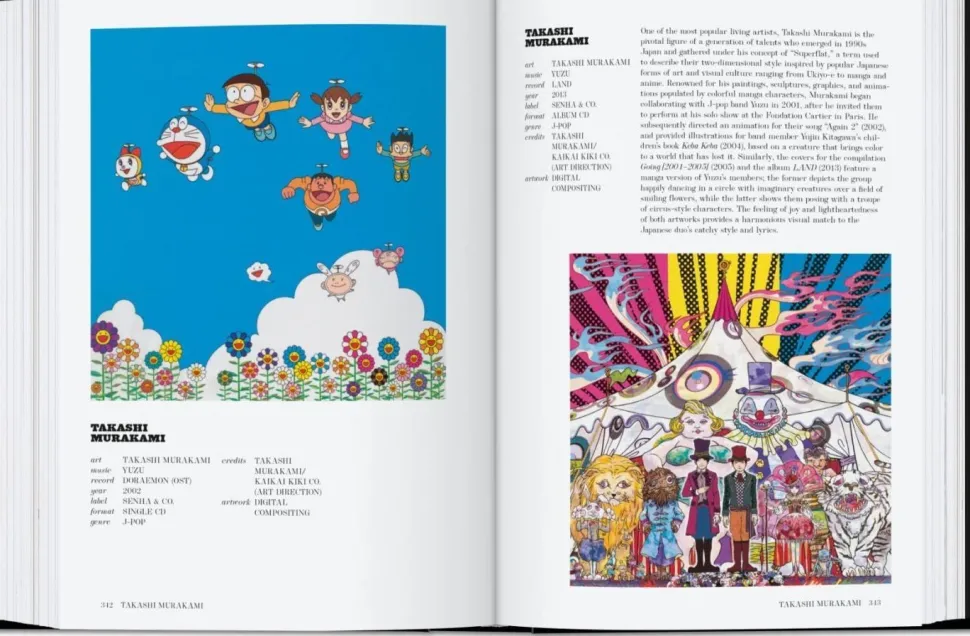 Art Record Covers by Francesco Spampinato Taschen 40th Anniversary Edition Hardcover Book