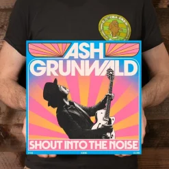 Ash Grunwald - Shout Into The Noise LP Vinyl Record (Blue Coloured Vinyl)