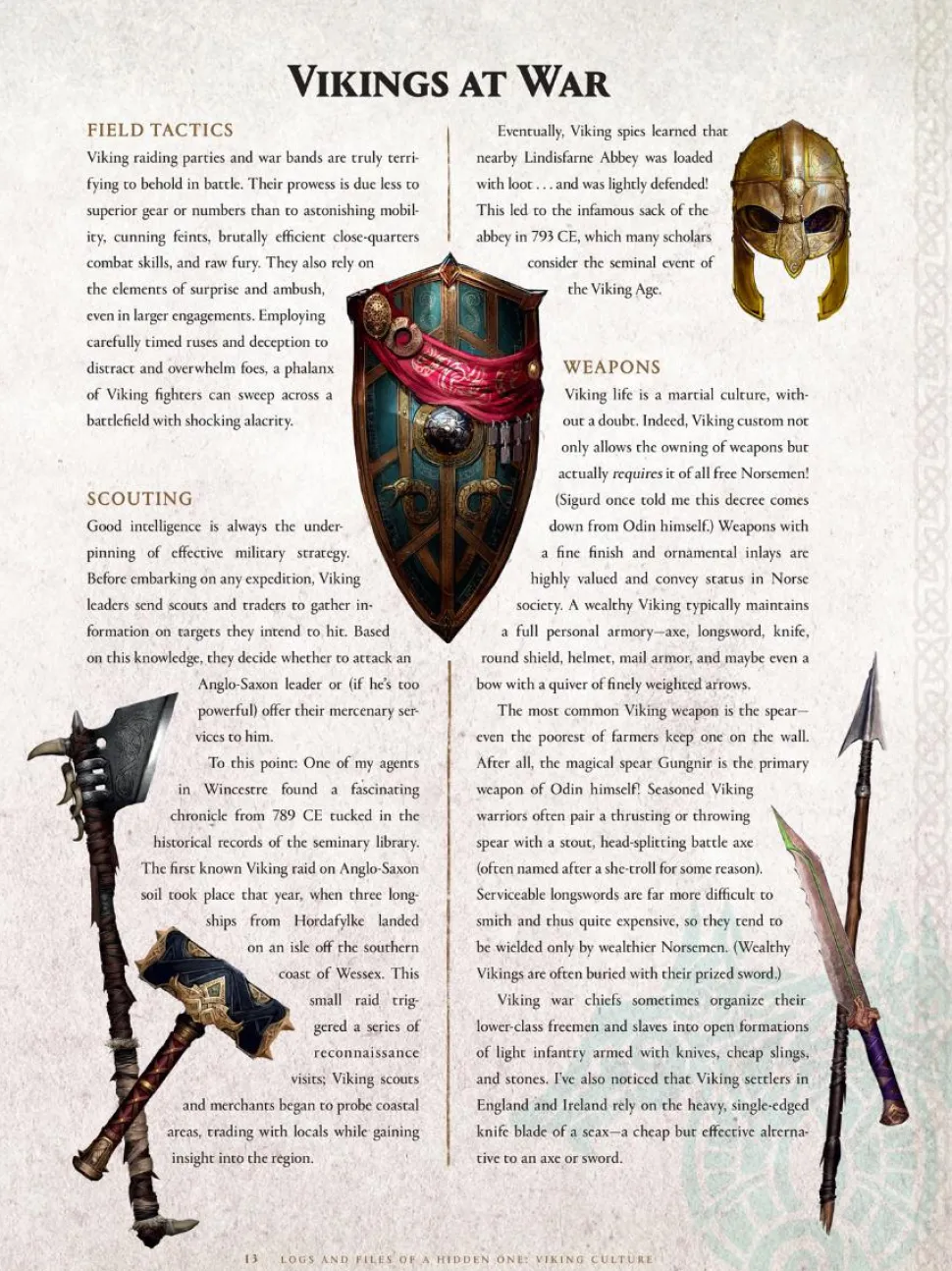 Assassin's Creed Valhalla - The World of Assassin's Creed Valhalla: Journey to the North: Logs and Files of a Hidden File Deluxe Edition Hardcover Book