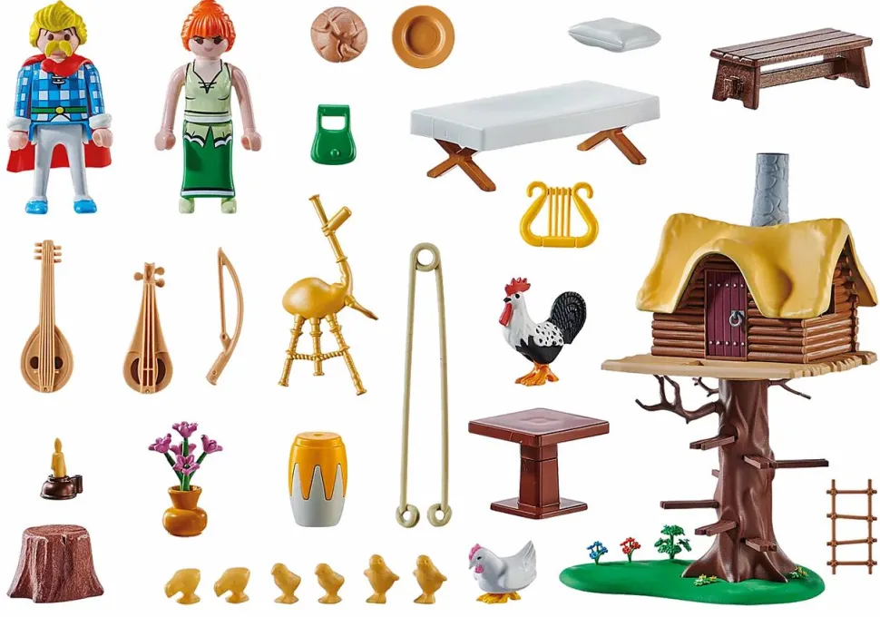 Asterix - Playmobil Cacofonix with Tree House (71016)