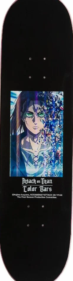 Attack on Titan - Attack on Titan x Color Bars Witness 8.25" Skateboard Deck (Deck Only)