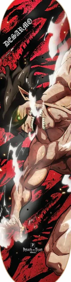 Attack on Titan - Attack on Titan x Primitive Future Memory Desarmo 8.0" Skateboard Deck (Deck Only)