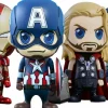 Avengers 2: Age of Ultron - Cosbaby 3.75” Hot Toys Figure Collectible Set (Set of 6)