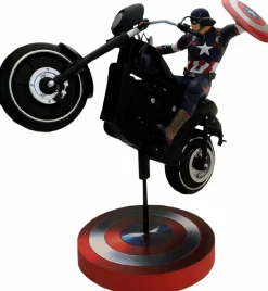 Avengers 2: Age of Ultron - Captain America Rides 15” Premium Motion Statue