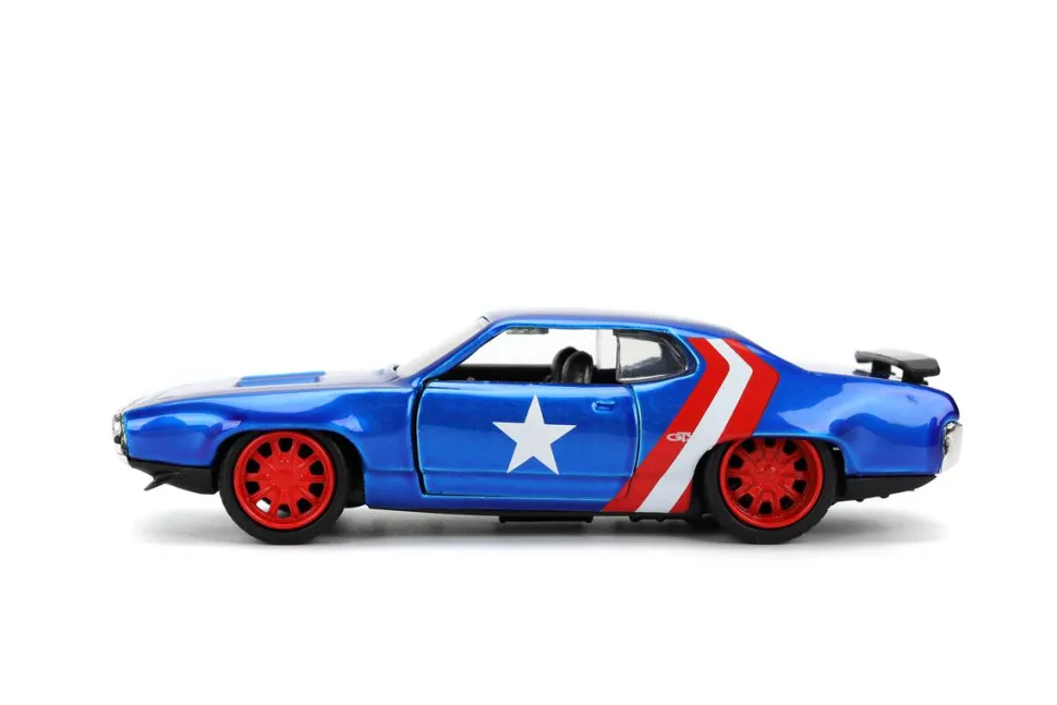 Avengers - Captain America 1972 Plymouth GTX 1/32 Scale Die-Cast Vehicle Replica