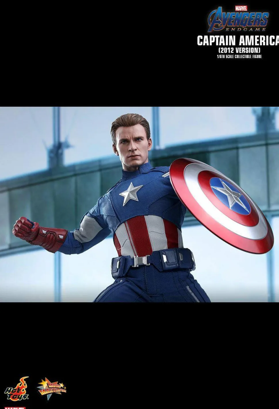 Avengers 4: Endgame - Captain America 2012 Version 1/6th Scale Hot Toys Action Figure