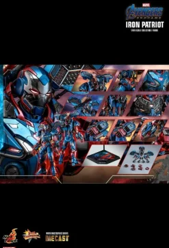 Avengers 4: Endgame - Iron Patriot 1/6th Scale Die-Cast Hot Toys Action Figure (Int Sales Only)