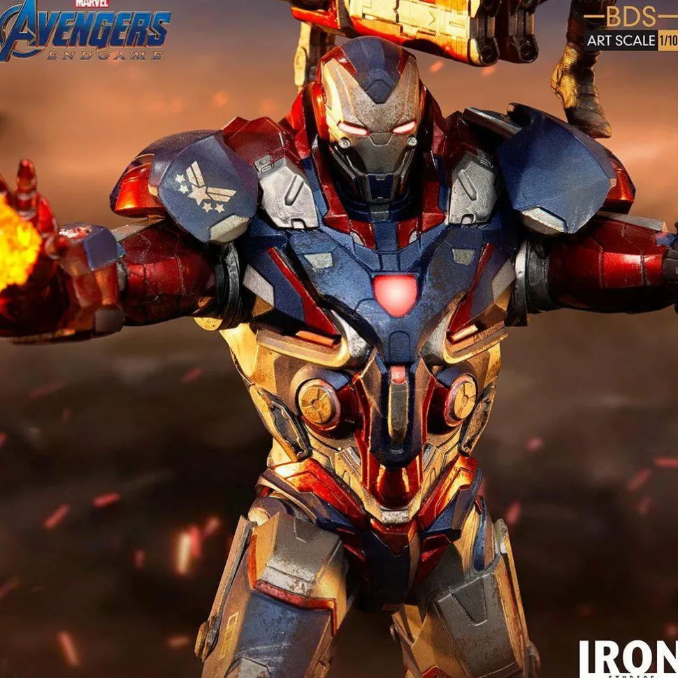 Avengers 4: Endgame - Iron Patriot & Rocket 1/10th Scale Statue
