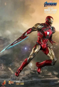 Avengers 4: Endgame - Loki, Captain America (2012) & Iron Man Mark LXXXV (85) Battle Damaged Hot Toys 1/6th Scale Action Figure Bundle (Set of 3)