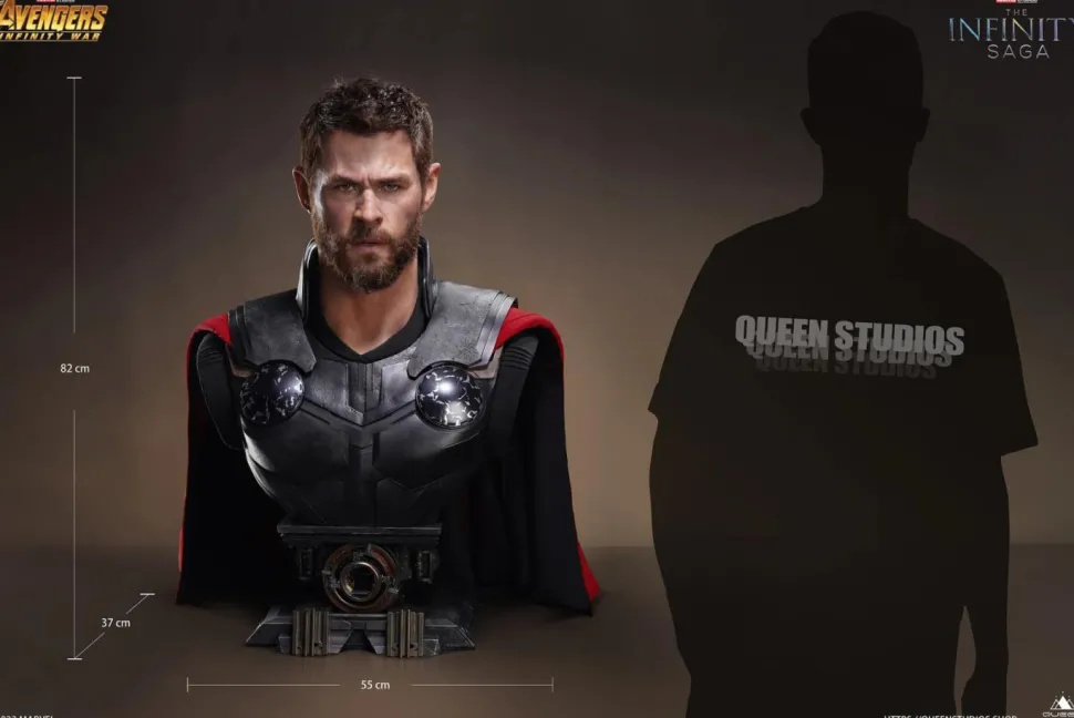 Avengers: Infinity War - Thor 1:1 Scale Life Size Bust (Battery Compliant)