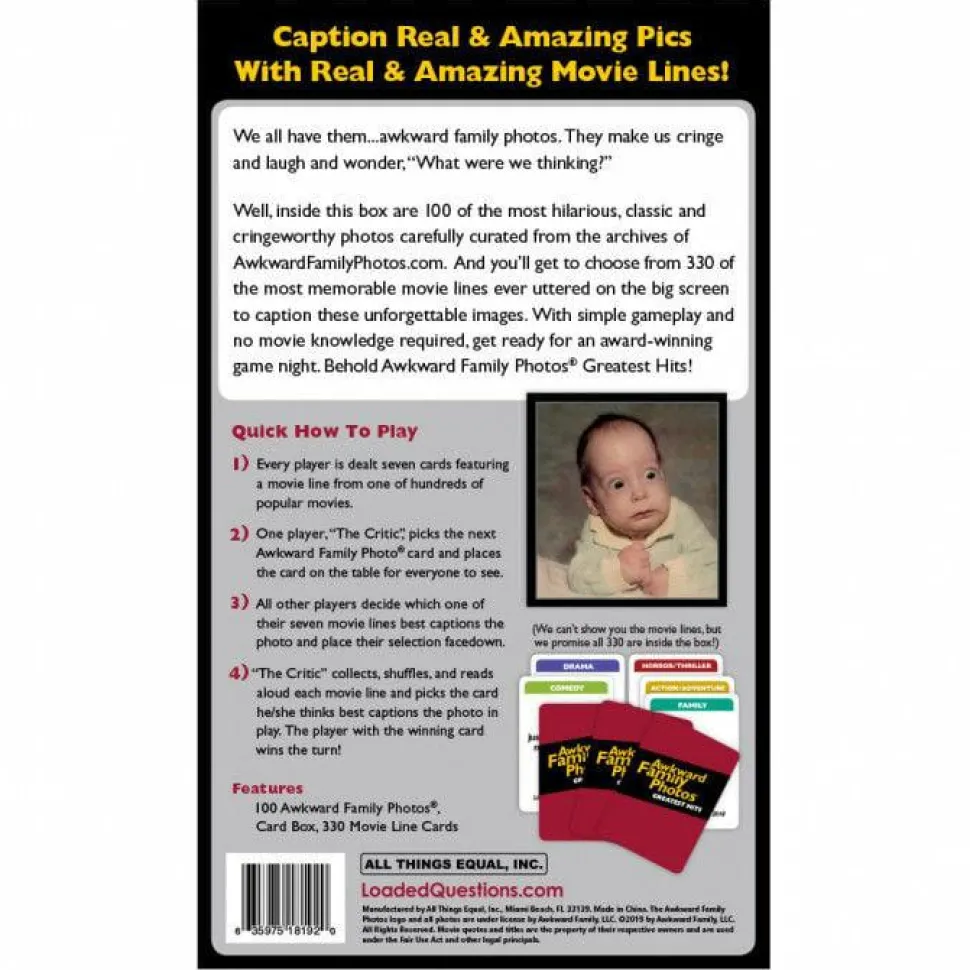 Awkward Family Photos - Greatest Hits Card Game