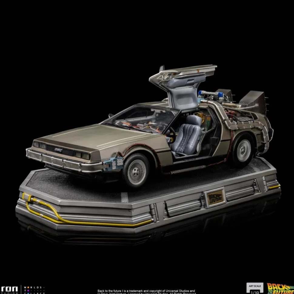 Back To The Future - DeLorean Time Machine 1/10th Scale Statue