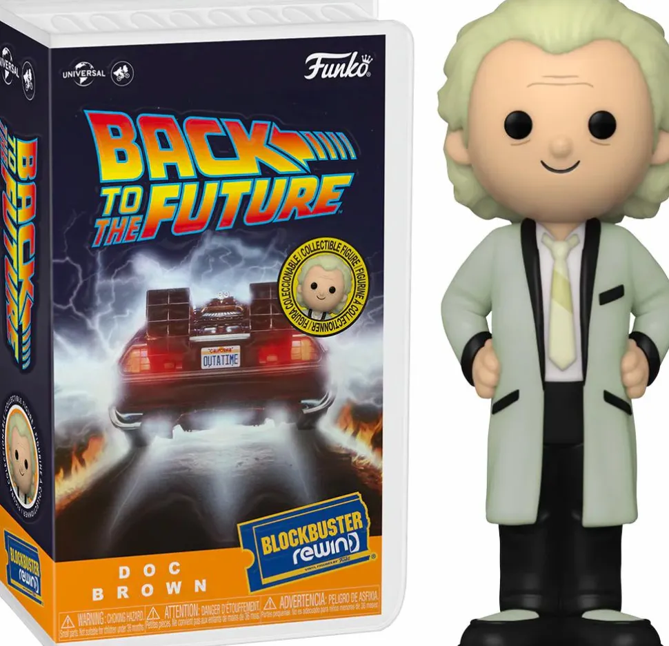 Back to the Future - Doc Brown Rewind Vinyl Figure