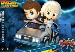 Back to the Future - Marty McFly & Doc Brown CosRider Hot Toys Figure
