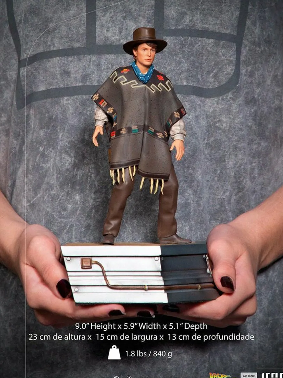 Back to the Future Part III - Marty McFly 1/10th Scale Statue