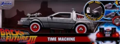 Back to the Future Part III - Delorean Time Machine Hollywood Rides 1/24th Scale Die-Cast Vehicle Replica